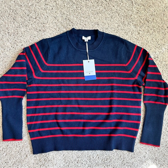Target X La Ligne Striped Sweater NWT! Plus ❤️💙 - Picture 6 of 9